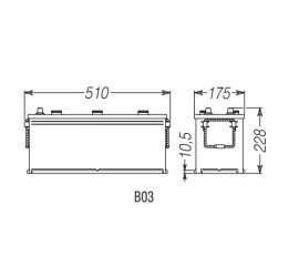 Batteria MAC120 120AH 800EN